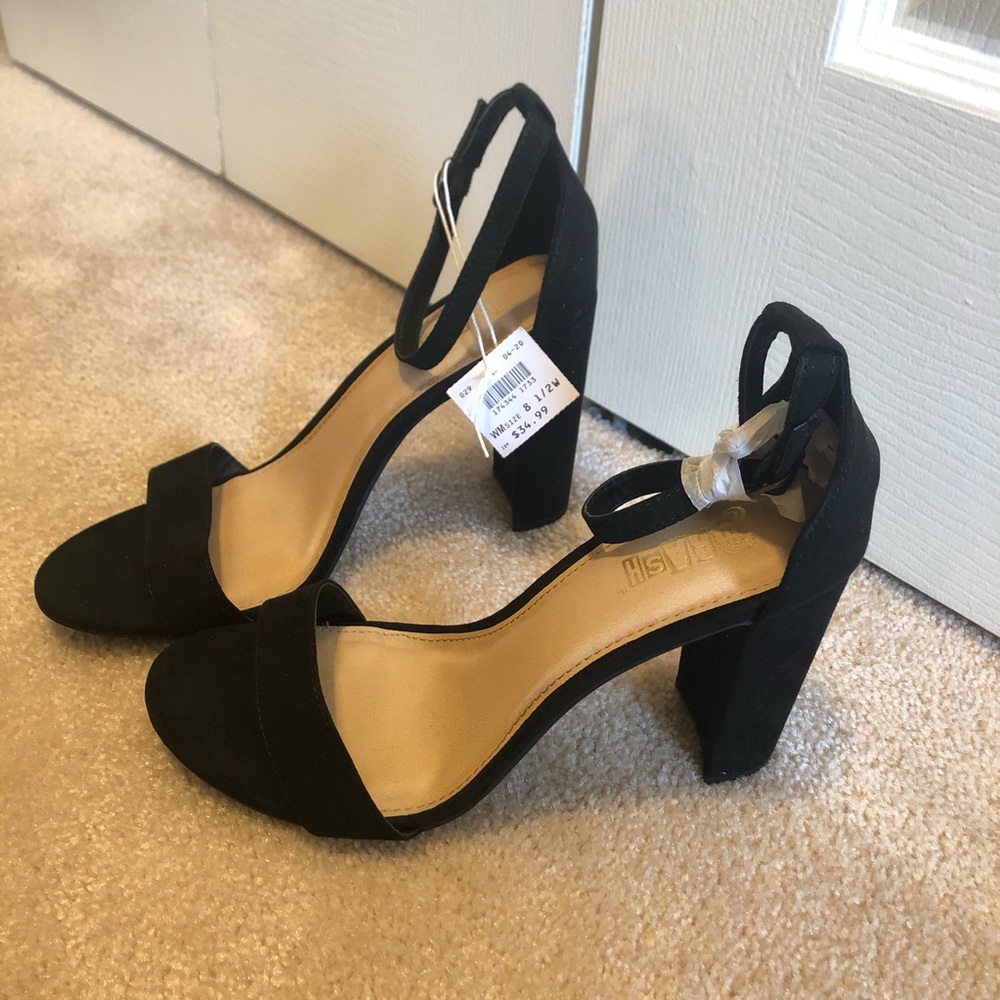 Black heels